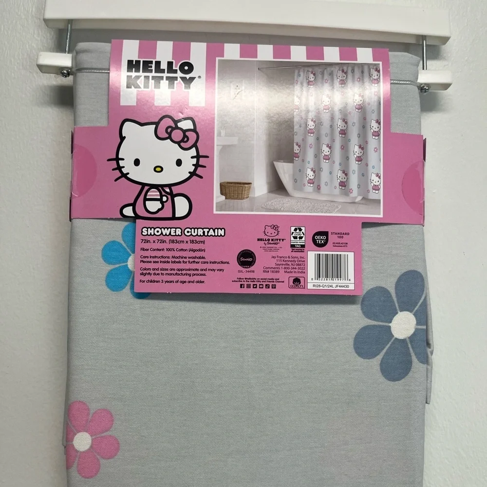 NEW Hello Kitty Shower Curtain